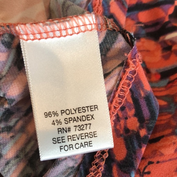 Simply Vera Women’s Dress Sleeveless Mini Fitted V Neck/Back Pleated Skirt - Picture 7 of 7